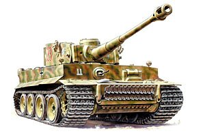 модель Немецкий тяжёлый танк Т -VI Тигр
